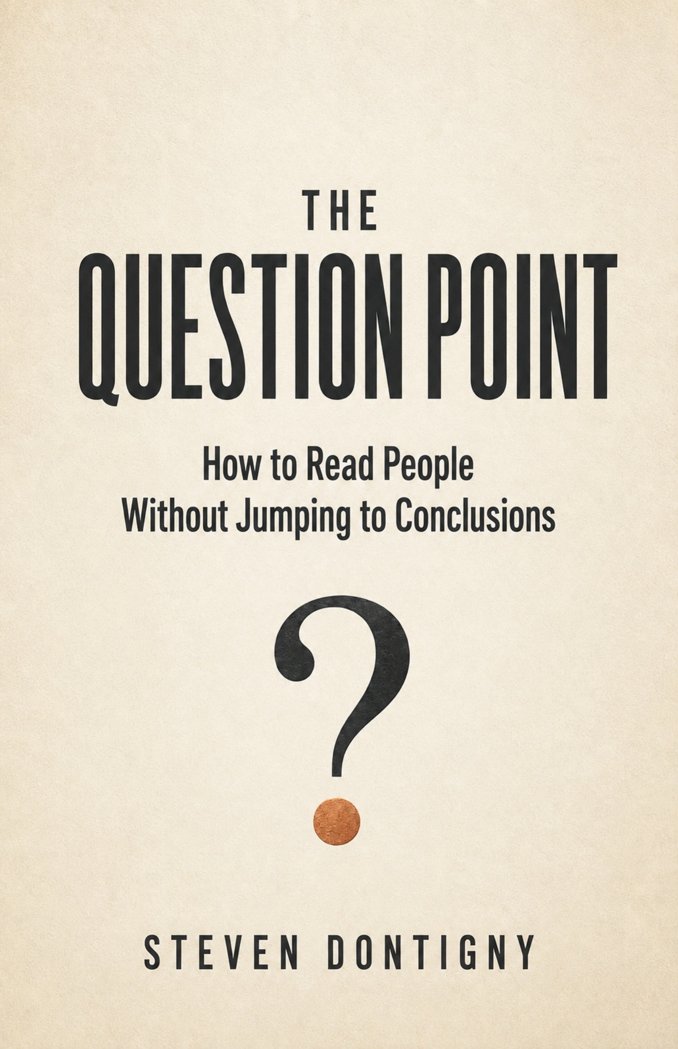 The Question Point book cover by Steven Dontigny